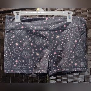 IAB 5-Inch No-Ride Shorts Black Celestial Pattern Size 14 XXL